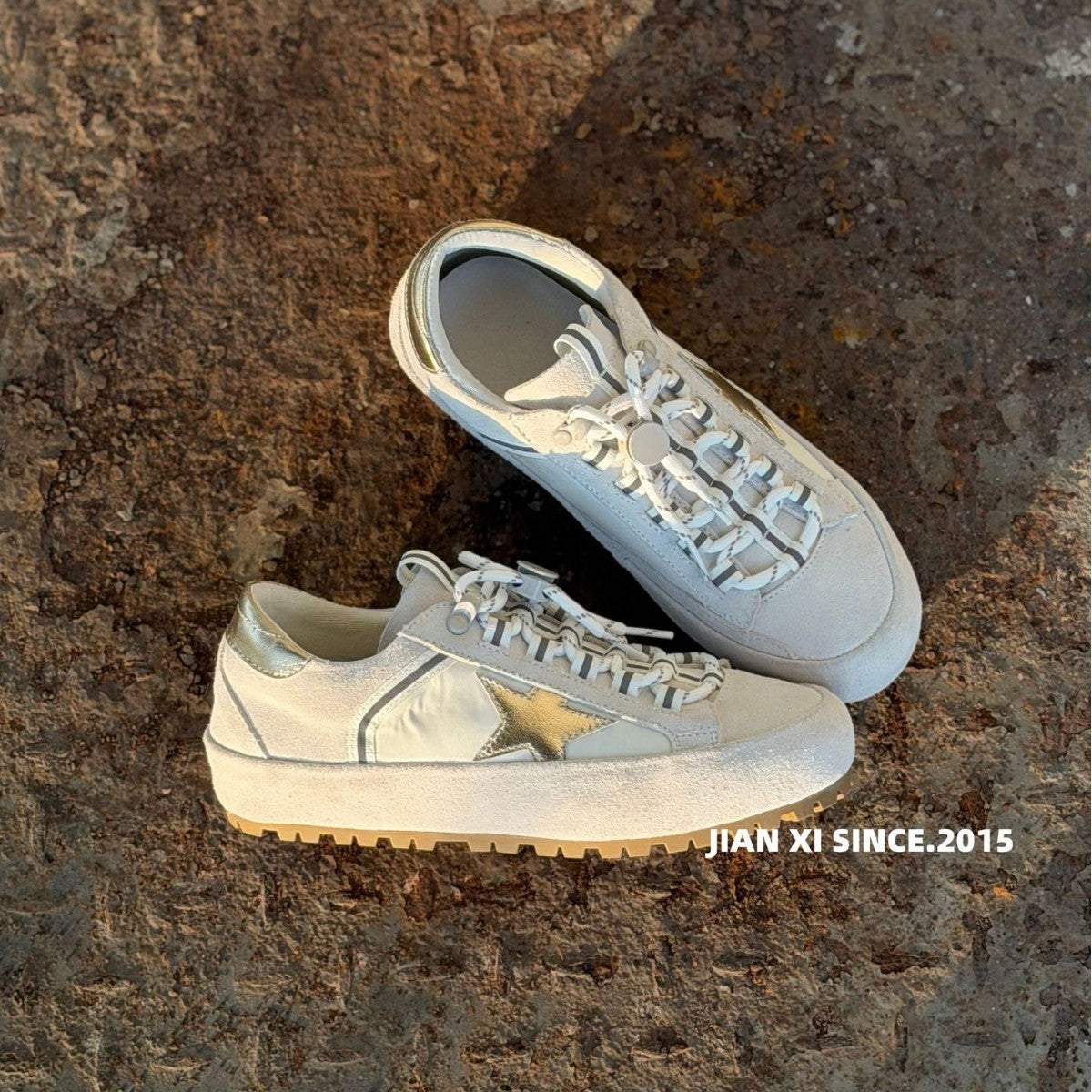 Women's German Training European Goods Versatile Sports Retro Style Round Toe Women's Casual Shoes