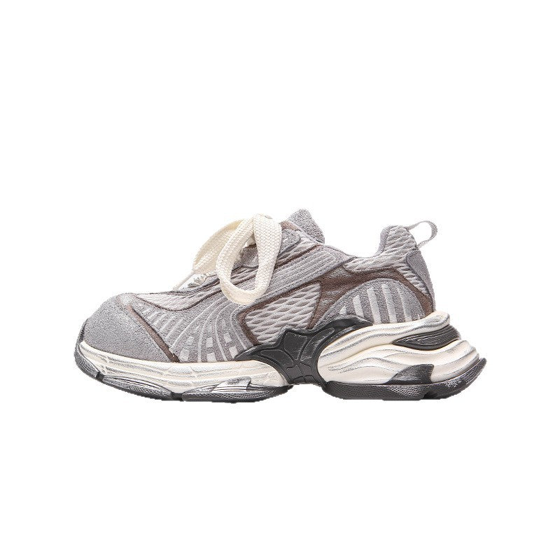 Women's Retro Platform Dad Fashionable Breathable Women's Sports Shoes