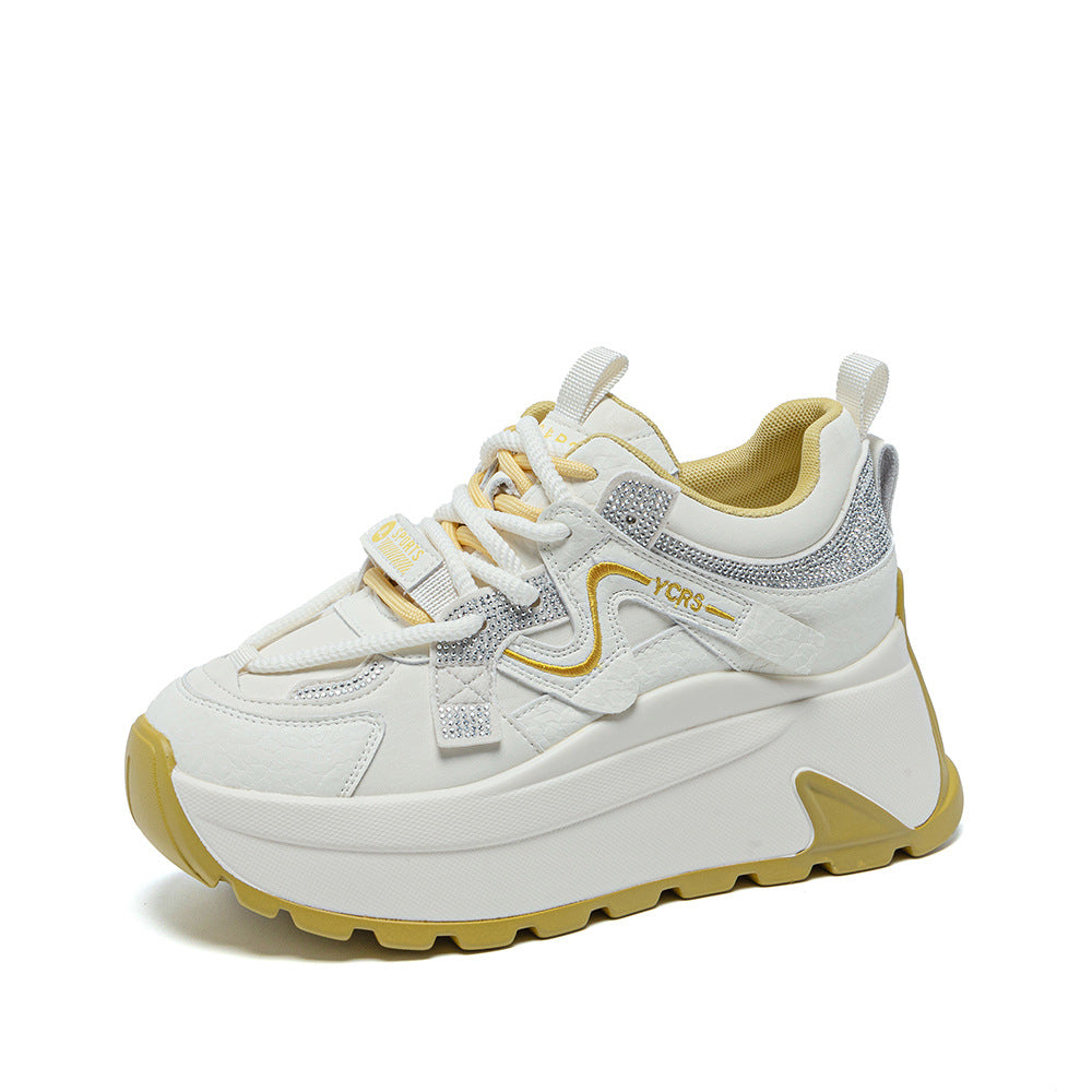 Women's Spring Small Thick Bottom Burst Board Fashion Women's Sports Shoes