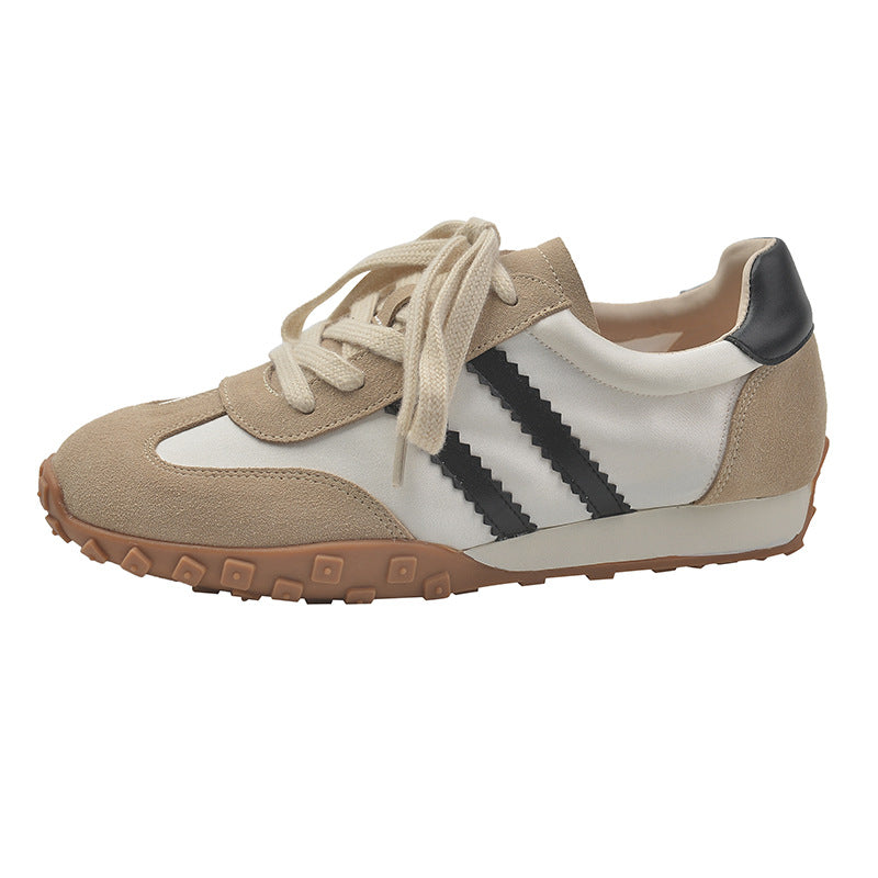 Women's Matching Niche Color Trendy Widened Large Size German Training Sports Casual Shoes