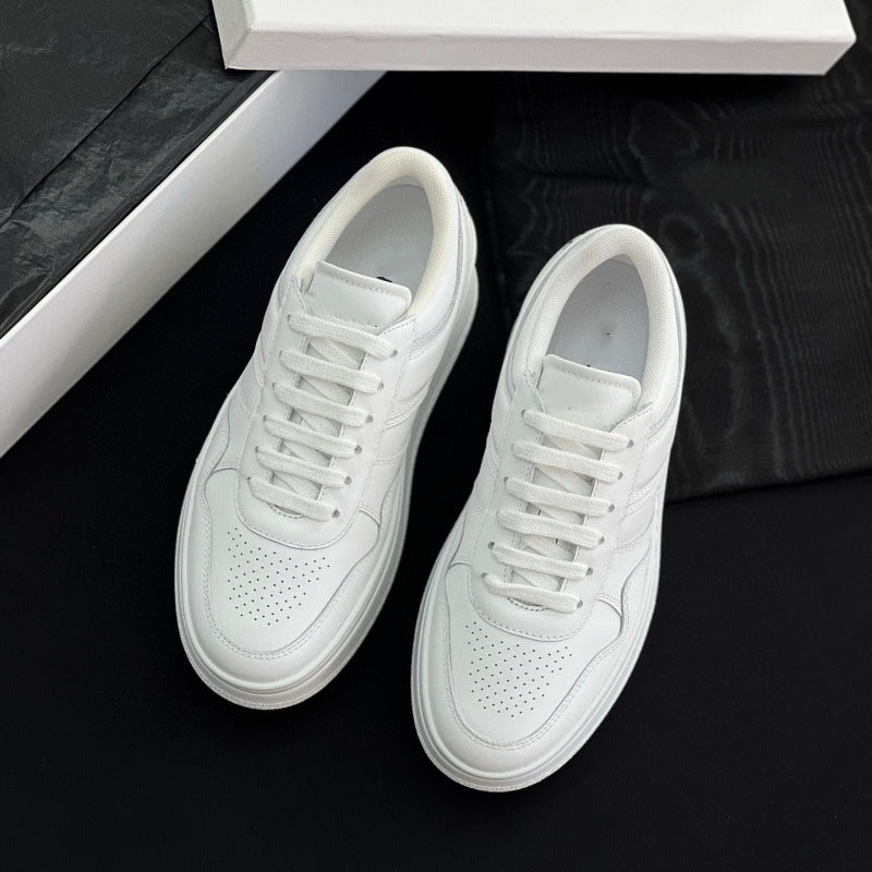 Women's Arc Small Raise The Bottom White Genuine Sports Casual Shoes