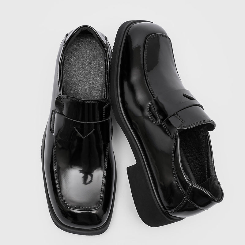 Men's Toe Business Formal Wear Wide British Breathable Loafers