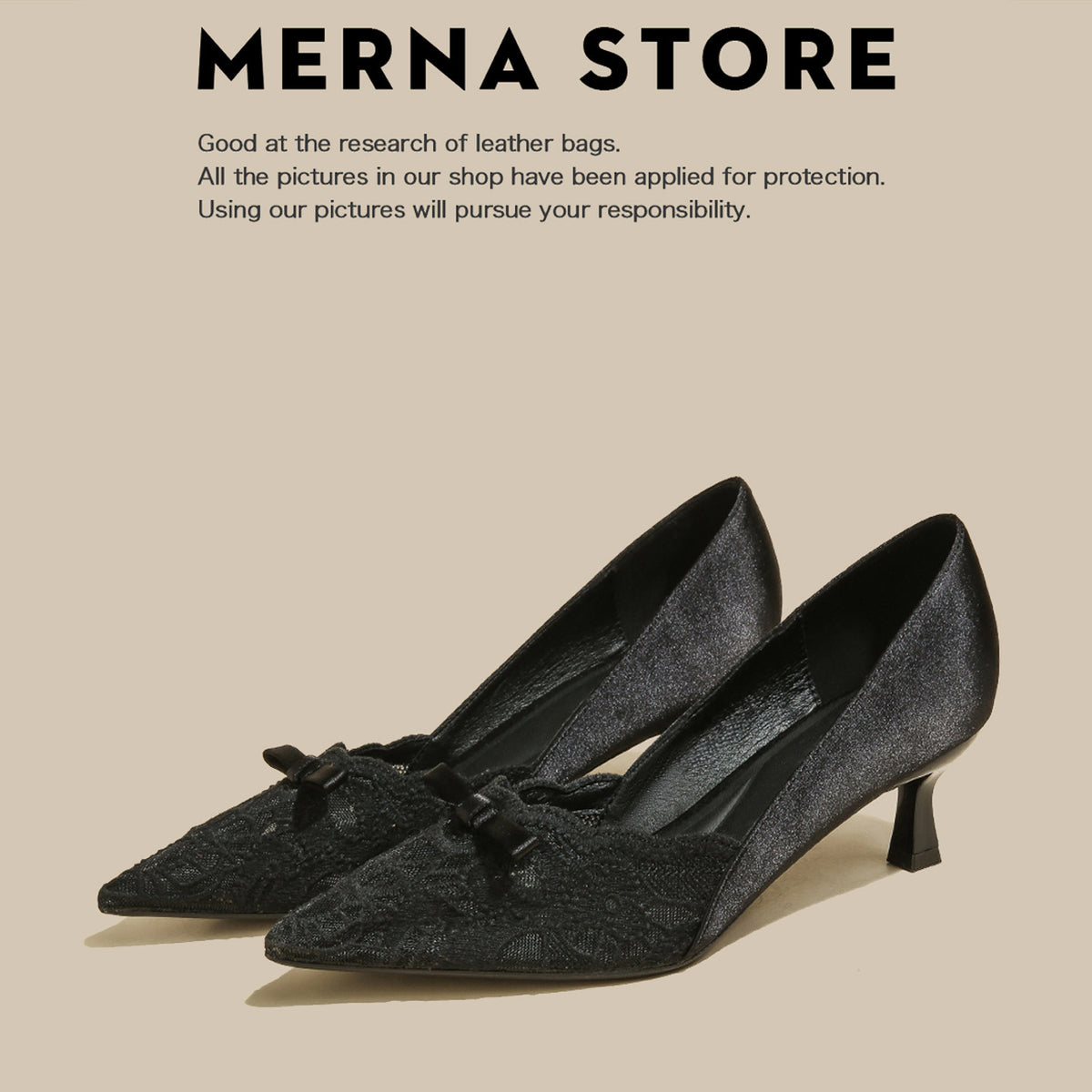 Women's High-grade Wedding Bridesmaid Lace Embroidered Bow Beautiful Pointed Toe Women's Fashion Shoes