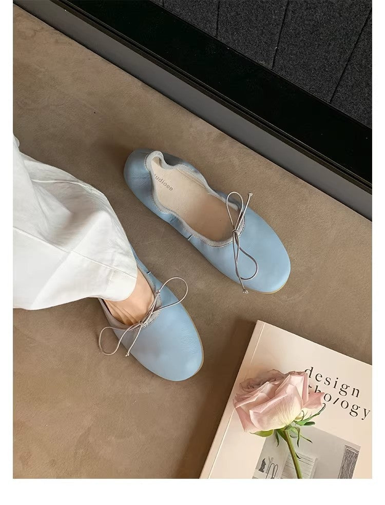 Women's Soft Soled Flats Shallow Mouth Ballet Small Single-layer Women's Fashion Shoes