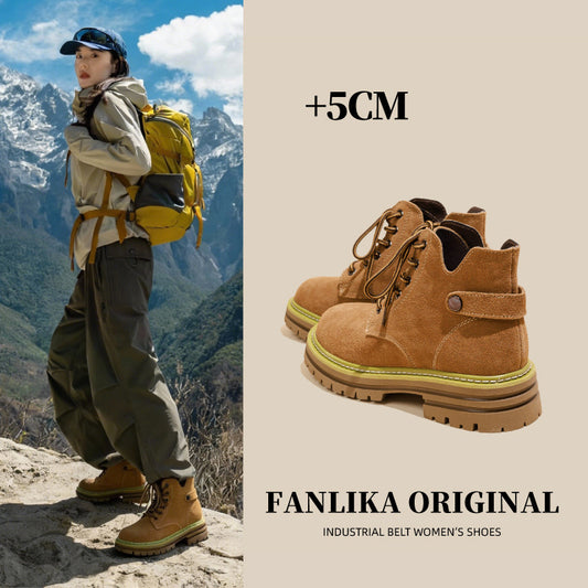 Women's Martin Summer Genuine Retro Tooling Western Cowboy Thick Bottom Inner Boots