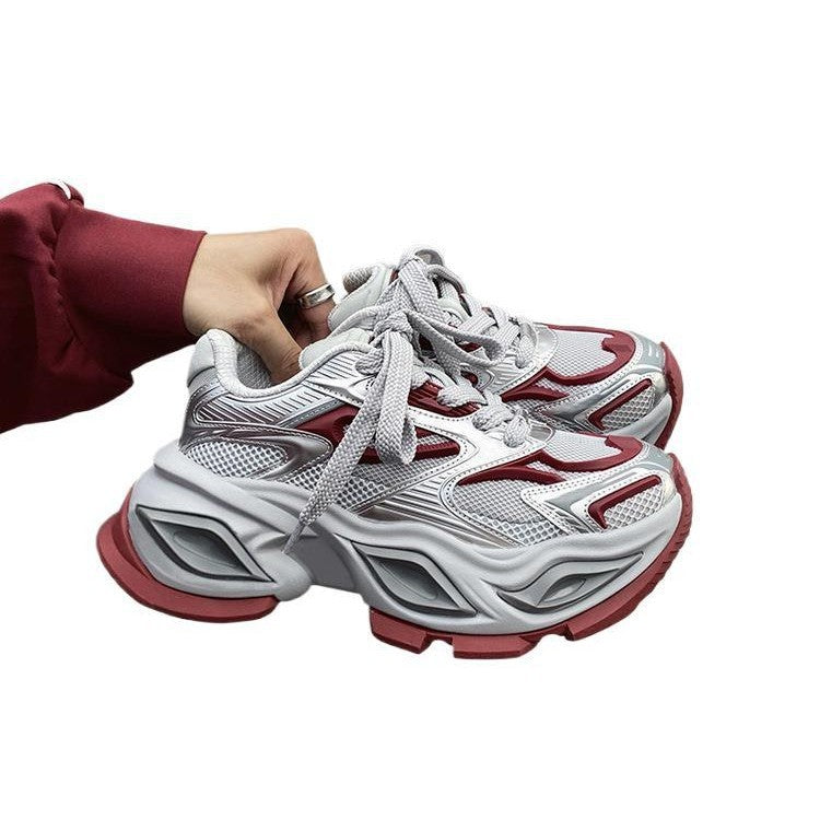 Women's & Men's Foreign Pupil Cat Eye Thick Bottom Heightened Daddy Men's Casual Shoes