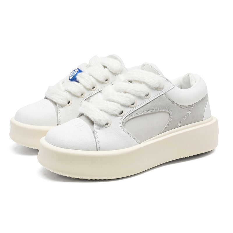Women's & Men's Design Heart-shaped Platform Fashionable Height Increasing Men's Sports Shoes