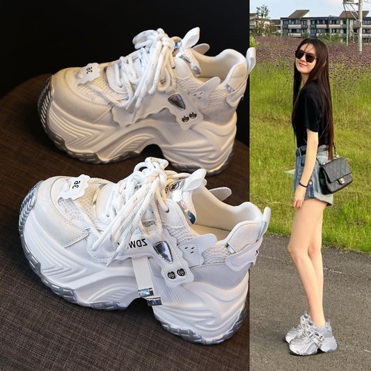 Women's Small Platform Height Increasing Insole Super Casual Shoes