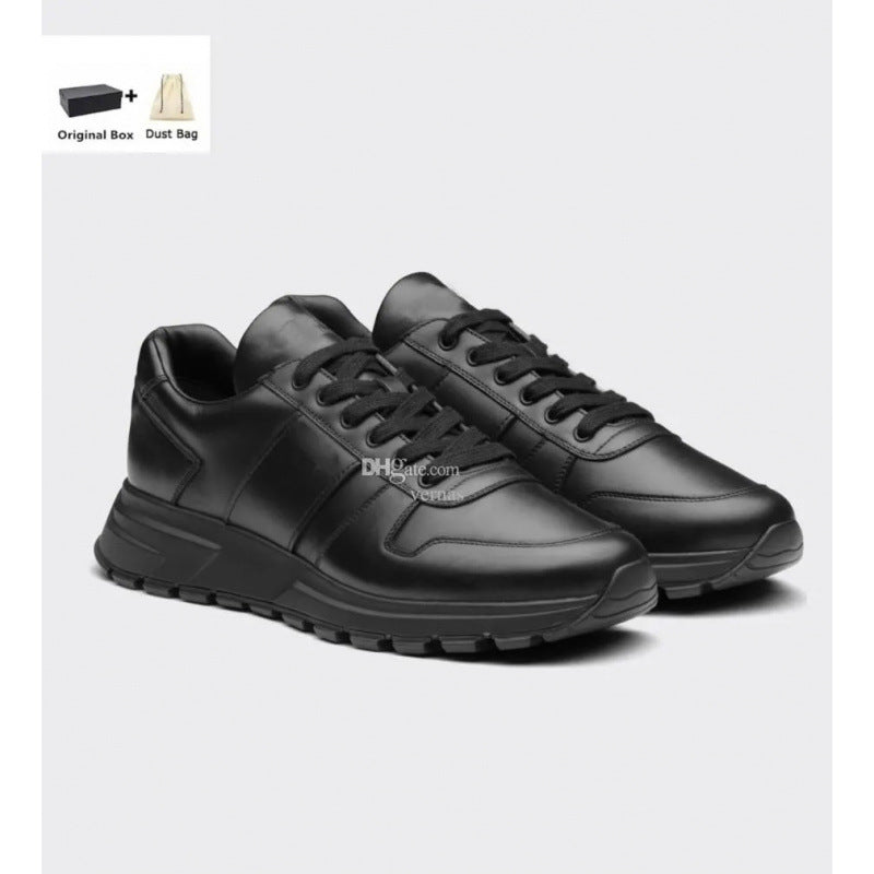 Summer Trendy Low Cut Cowhide Joint Business Leisure Tourist Men's Sports Shoes