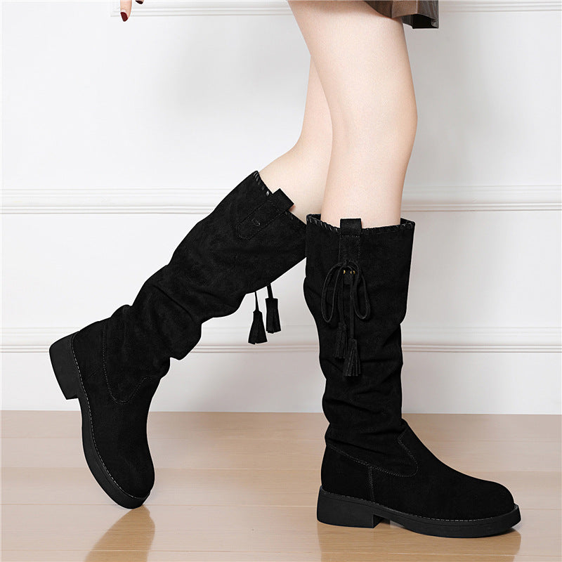 Women's Knee-high Western Cowboy Fashion Knight Calf Boots