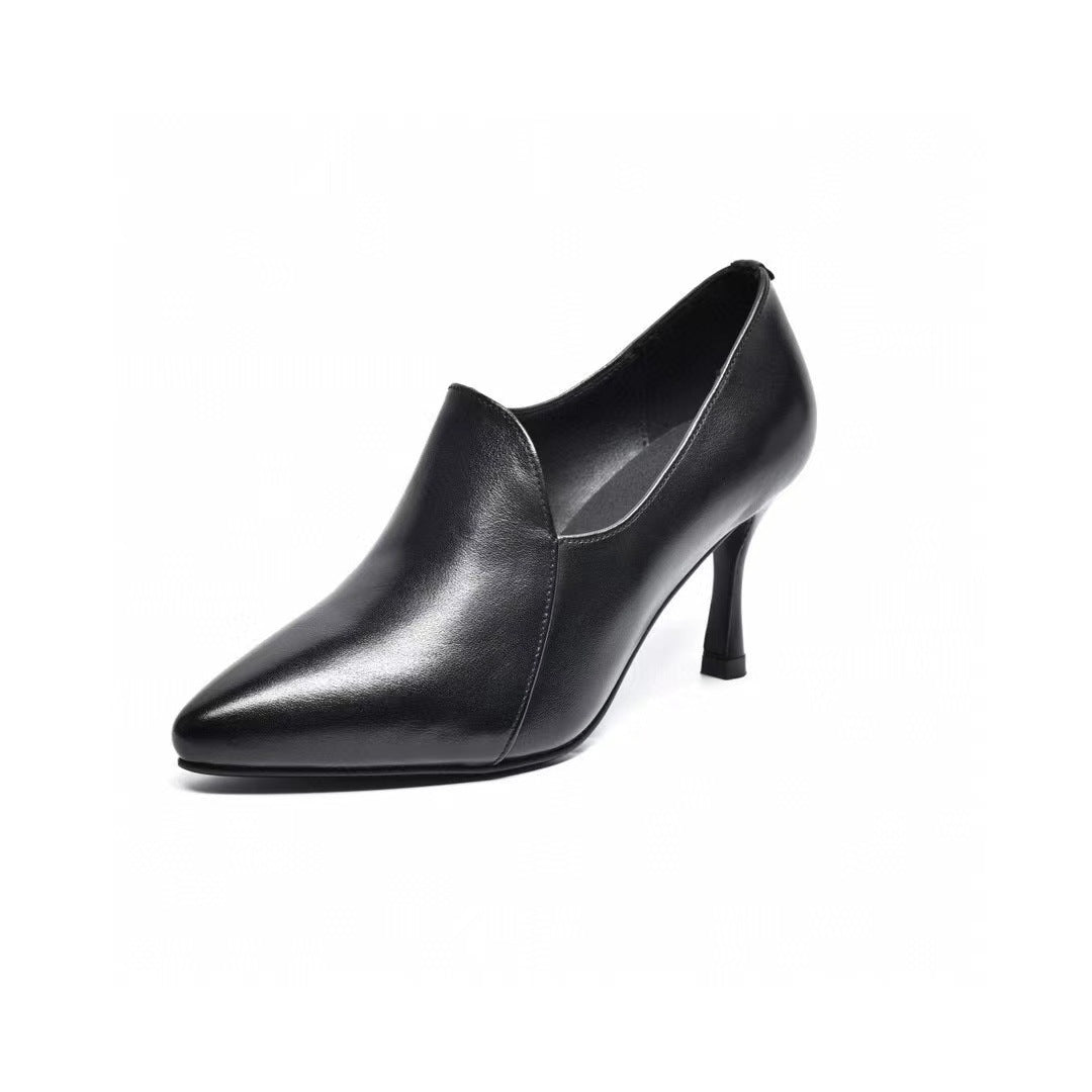 Women's Authentic Elegant Pointed Toe Pumps Deep Mouth Women's Fashion Shoes