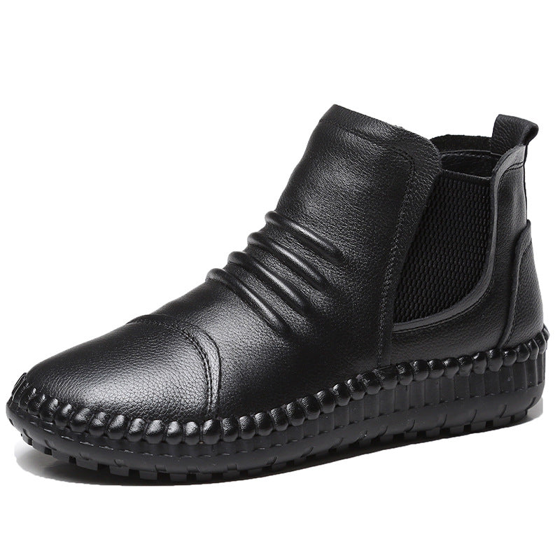 Women's Genuine Flat Joker Soft Bottom Comfortable Boots