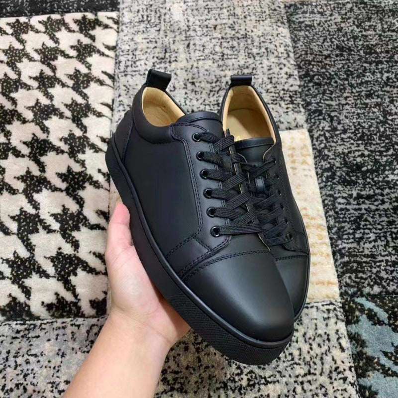 Men's Bottom Low Top Couple Trend Rivet Lace Men's Shoes