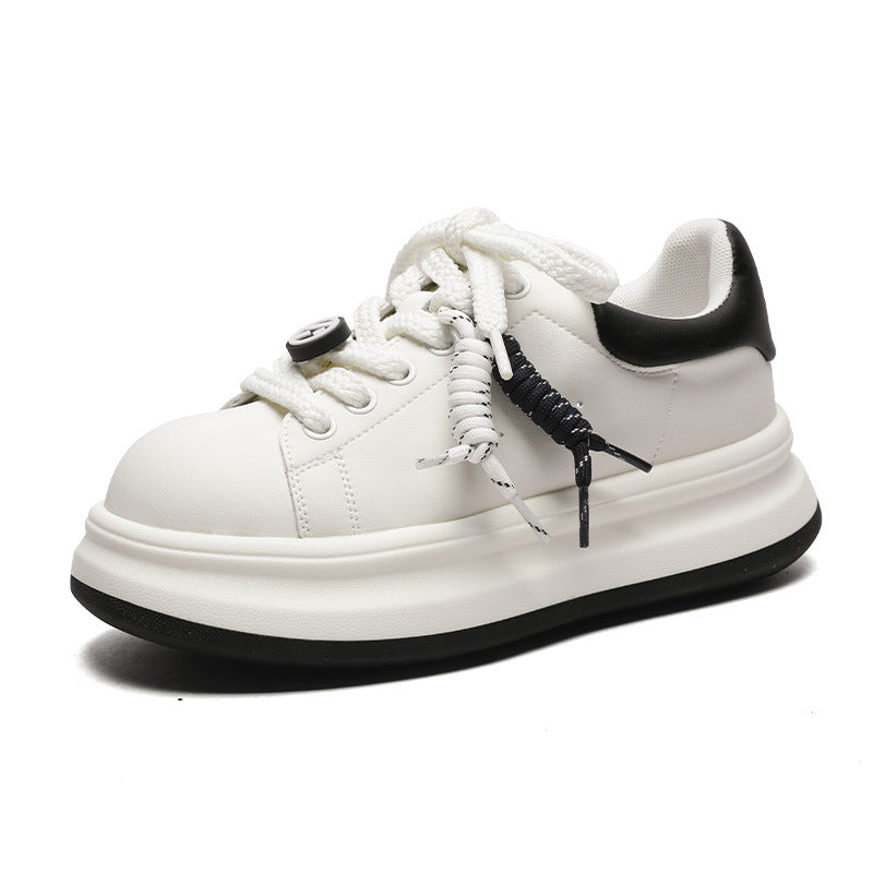 Women's Authentic Platform Thick Sole Height Increasing Small Women's Casual Shoes