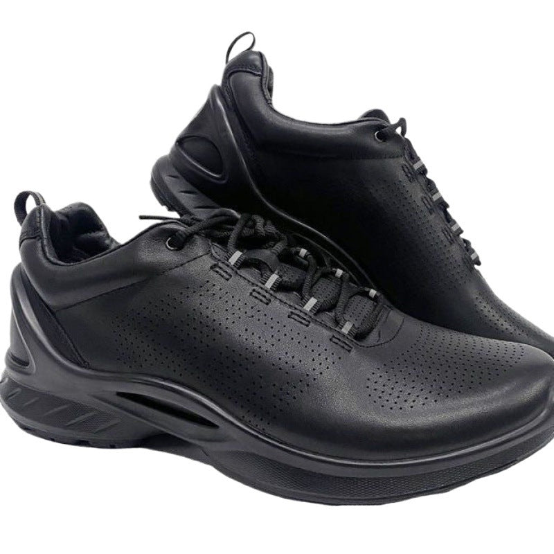 Men's Spare Cowhide Breathable Training Duty Mesh Style Men's Sports Shoes