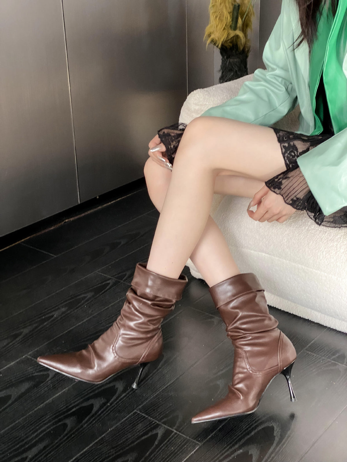 Tax-free Autumn Stiletto Fashion High Ankle Heels