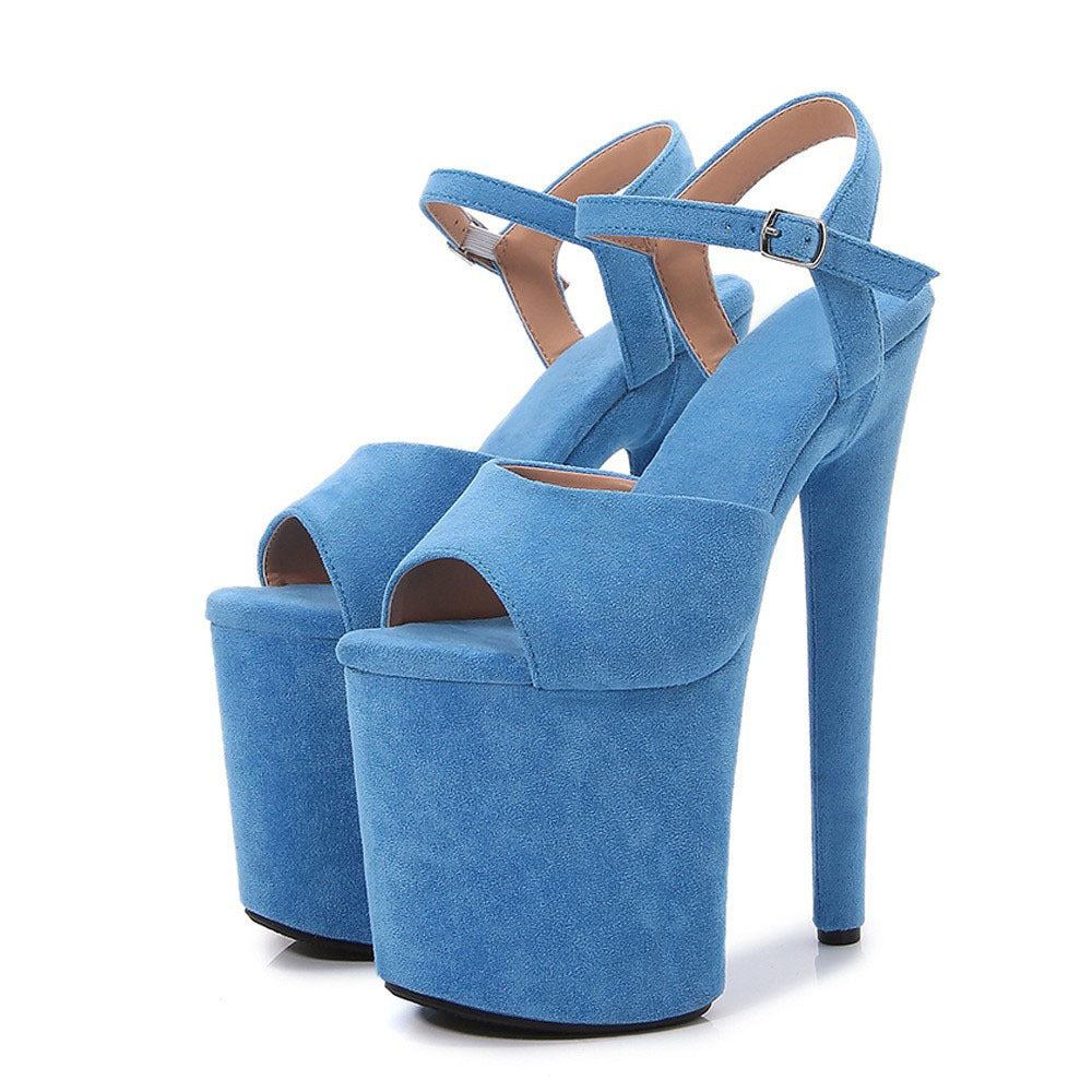 Country Comfortable Fashion Model Catwalk Show Banquet High Heeled Sandals