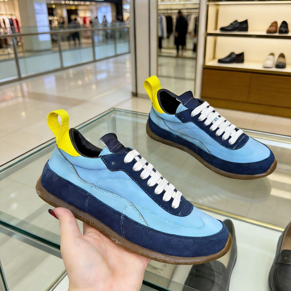 Women's Spring Series German Training Retro Stitching Flat Versatile Casual Shoes