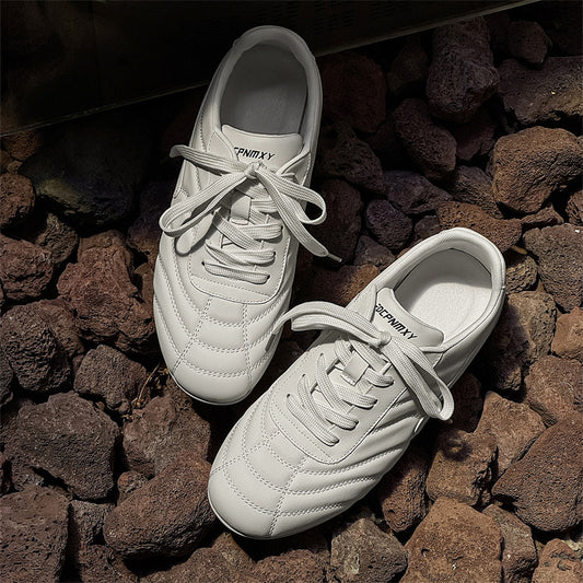 Men's Korean White Summer Sports Outdoor Fashion Men's Casual Leather Shoes
