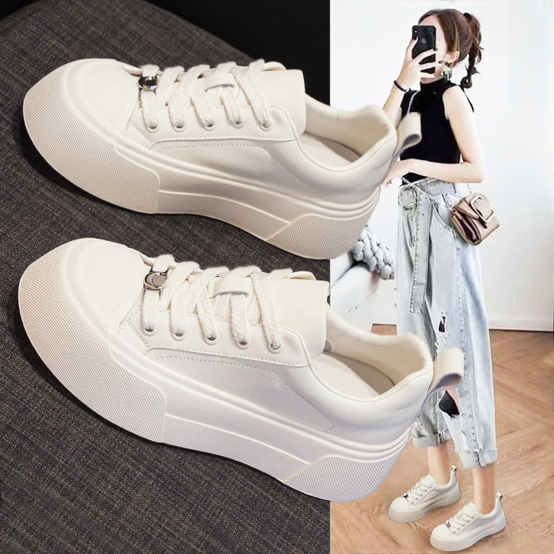 Women's White Mesh Surface Breathable Thin Leisure Women's Sports Shoes