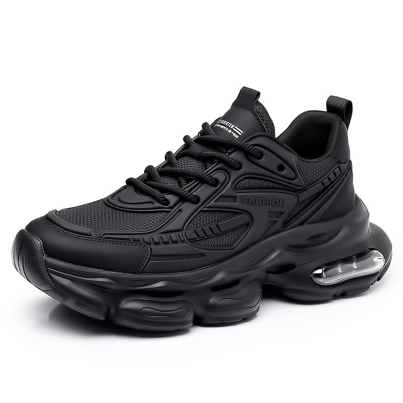 Men's Spring Mesh Breathable Green Running Raise The Bottom Black Air Men's Sports Shoes