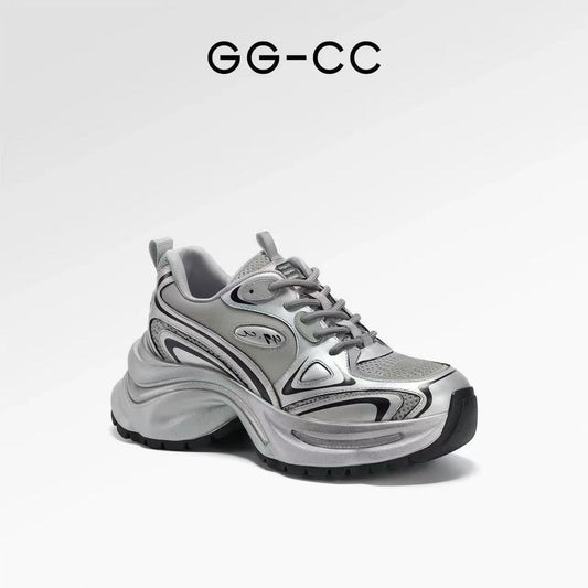 Women's Shining Galaxy Autumn Platform Dad Sports Casual Shoes