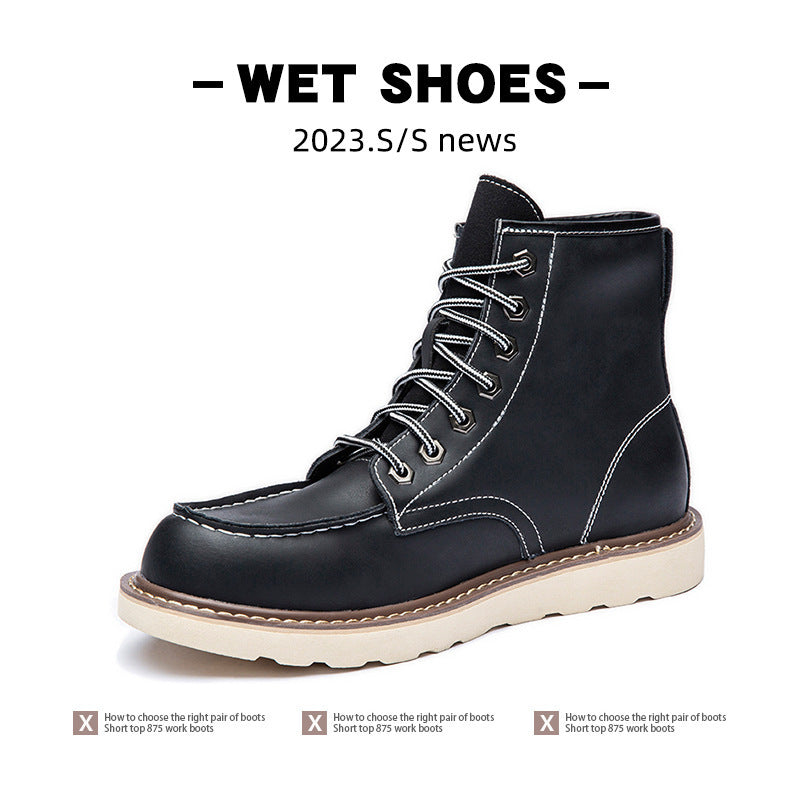Men's Plus Size Martin Short American Outdoor Clothes Special Men's Shoes