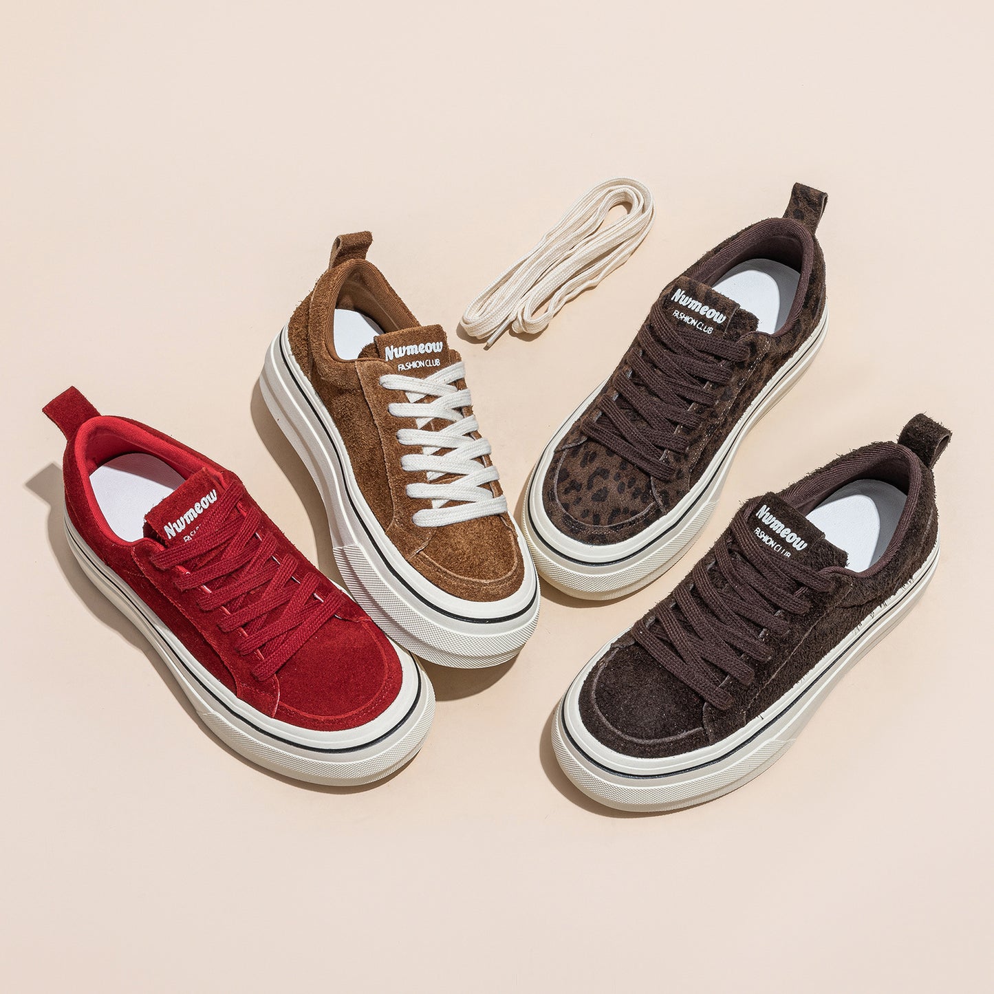 Women's For Spring Thick Bottom Hight Increasing Board Leisure Sports Versatile Women's Casual Shoes
