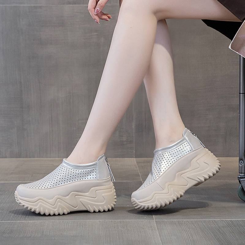 Women's Height Increasing Insole Dad Summer Versatile Korean Style Thick Casual Shoes