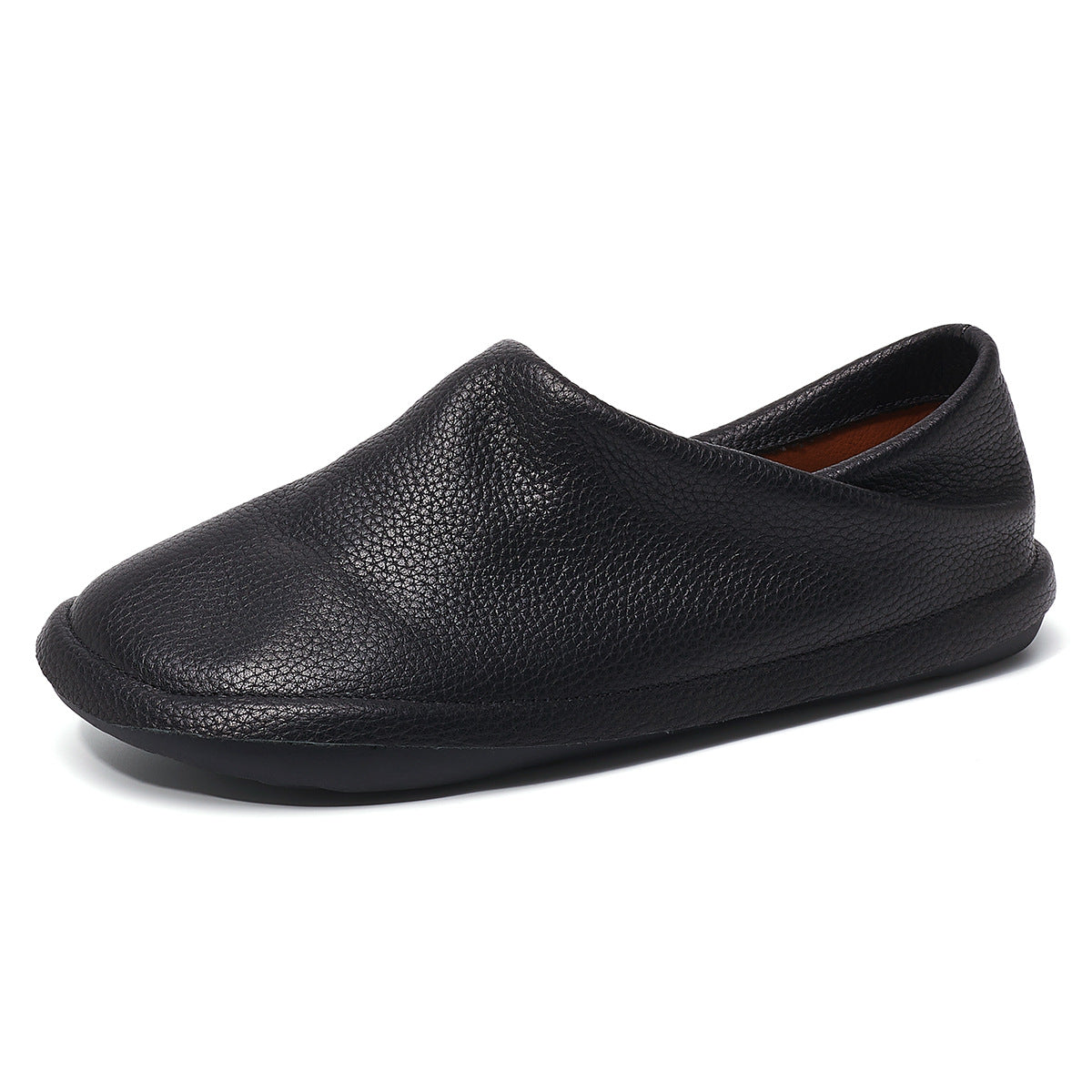 Women's Soft Grandma Early Spring Mom First Layer Cowhide Women's Fashion Shoes