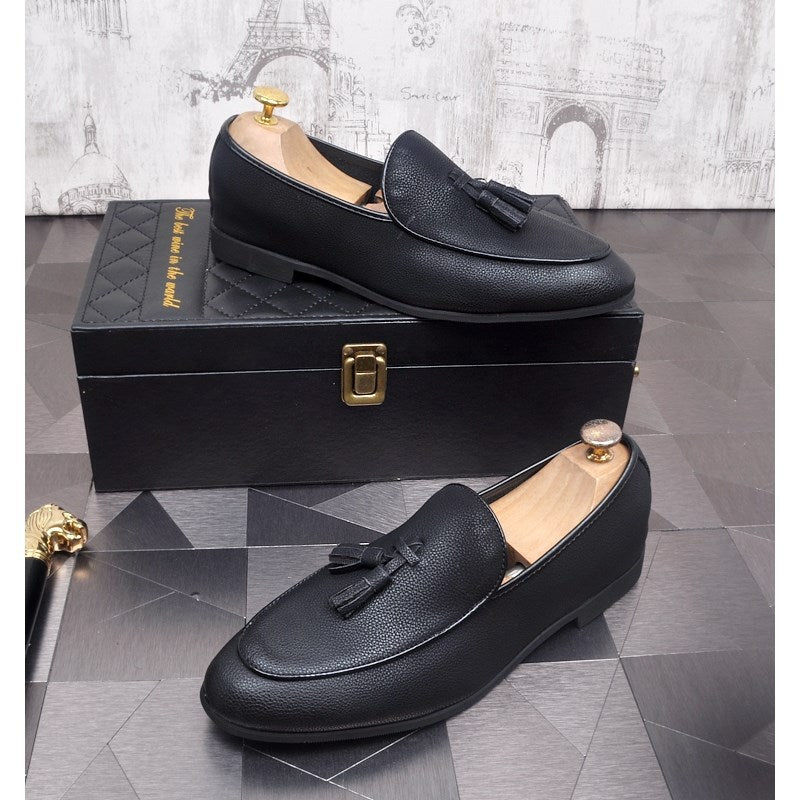 Men's Fashion Business Slip-on Breathable Fringed Korean Style Men's Sports Shoes