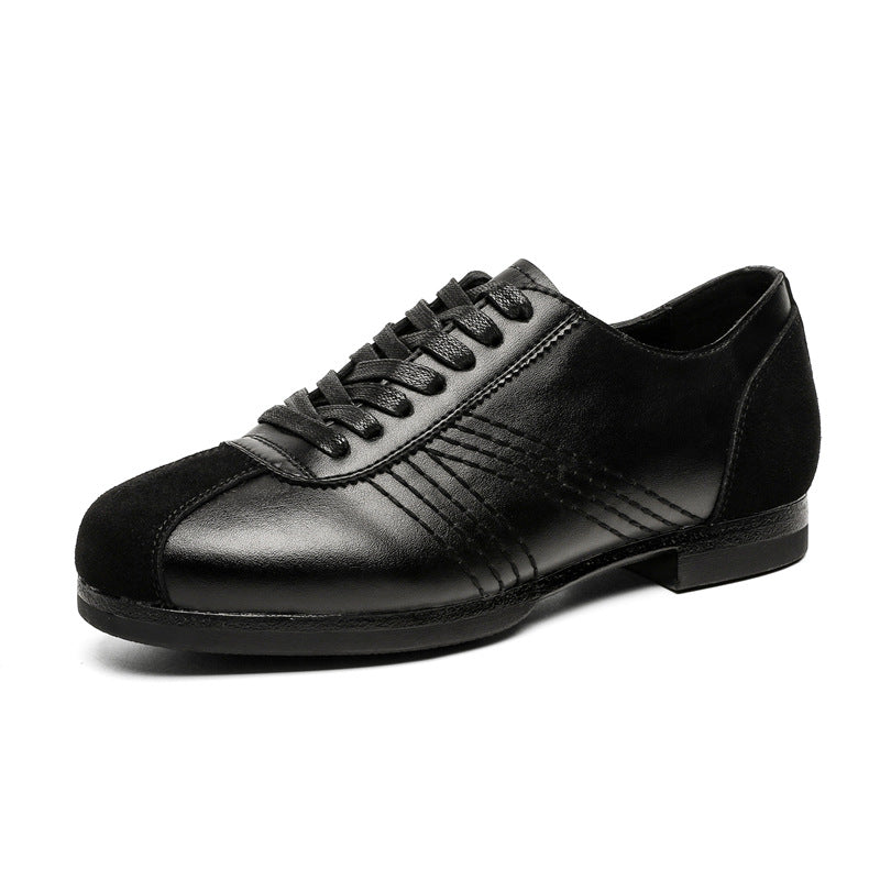 Women's & Men's Spring Retro German Training Small Derby Leather Shoes
