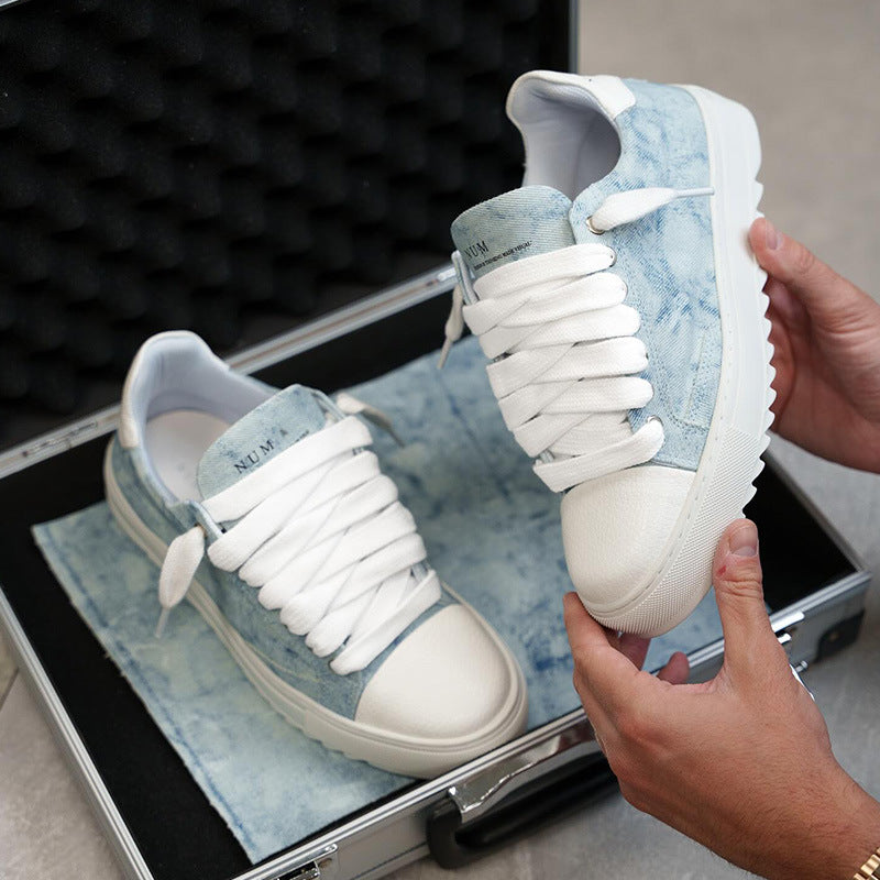 Niche Classic Retro Trendy Fashion Height Increasing Couple Leisure Easy Men's Sports Shoes