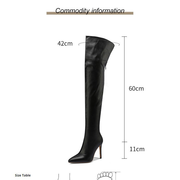 Plus Size Fashion Stiletto Super High Boots