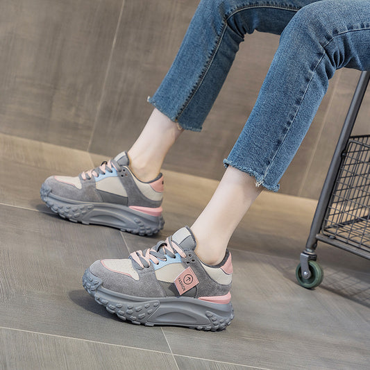 Women's Dad Korean Fashion Trendy Platform Women's Sports Shoes