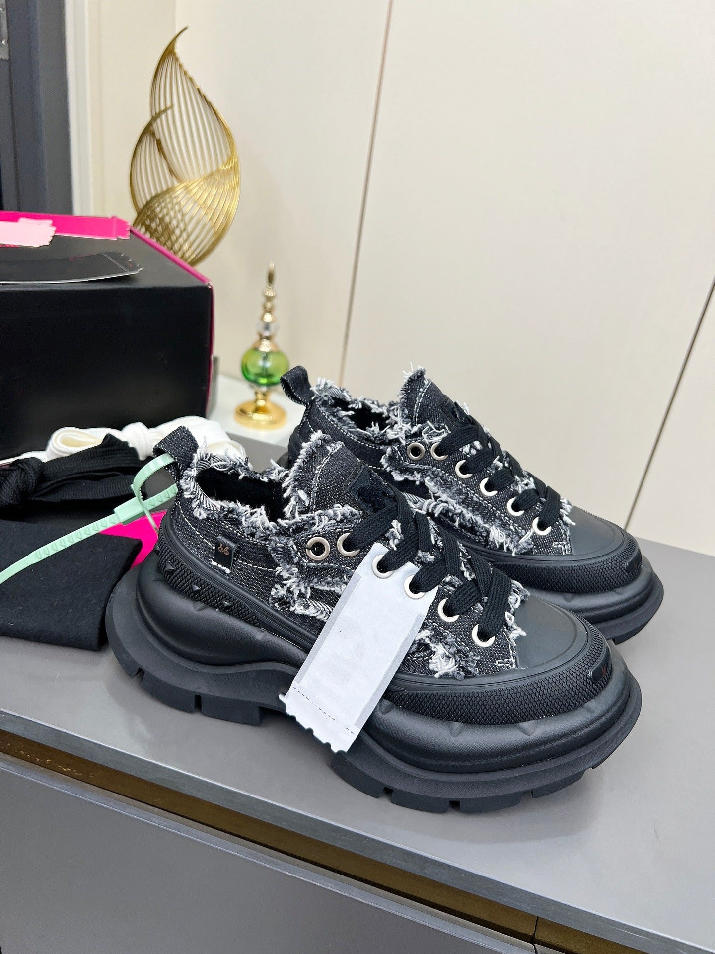 Fashion Platform Beggar Couple Dad Outsole Lace Sports Casual Shoes