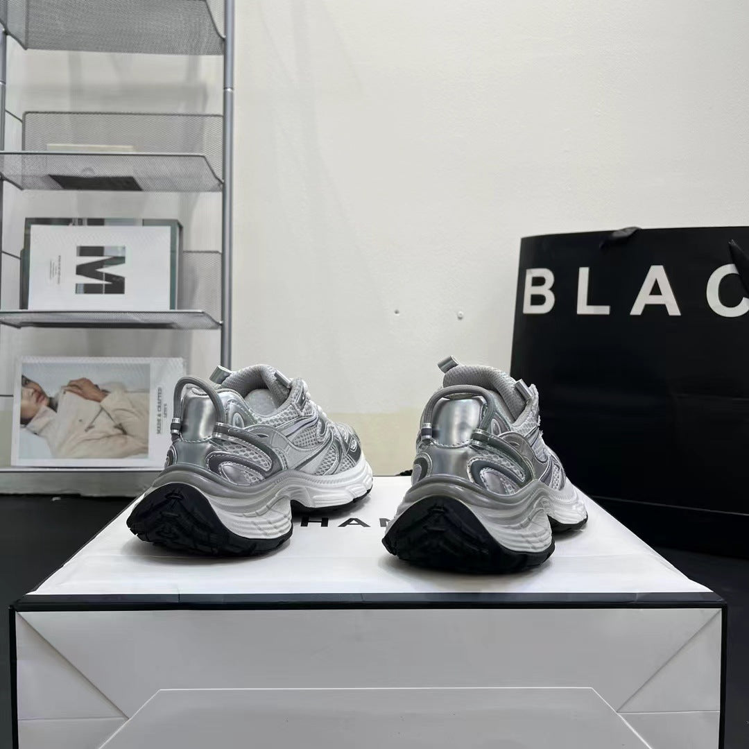 Women's Dad Fashionable Summer Lightweight Platform Versatile Mesh Breathable Sneakers