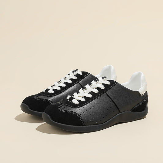 Women's Cowhide Ballet Training Spring Niche Vintage Women's Shoes
