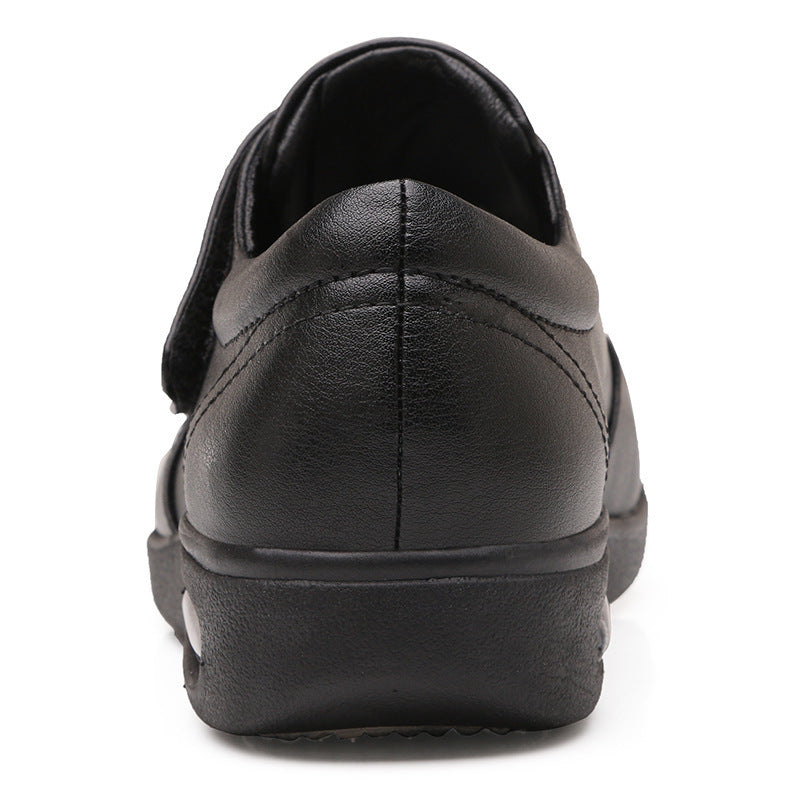 Men's Leisure Warm Air Cushion Hook Loop Leather Shoes