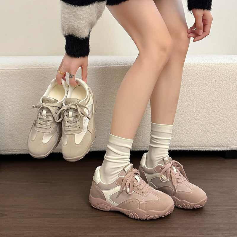Women's Hidden Platform German Training Cortez Dad Heels