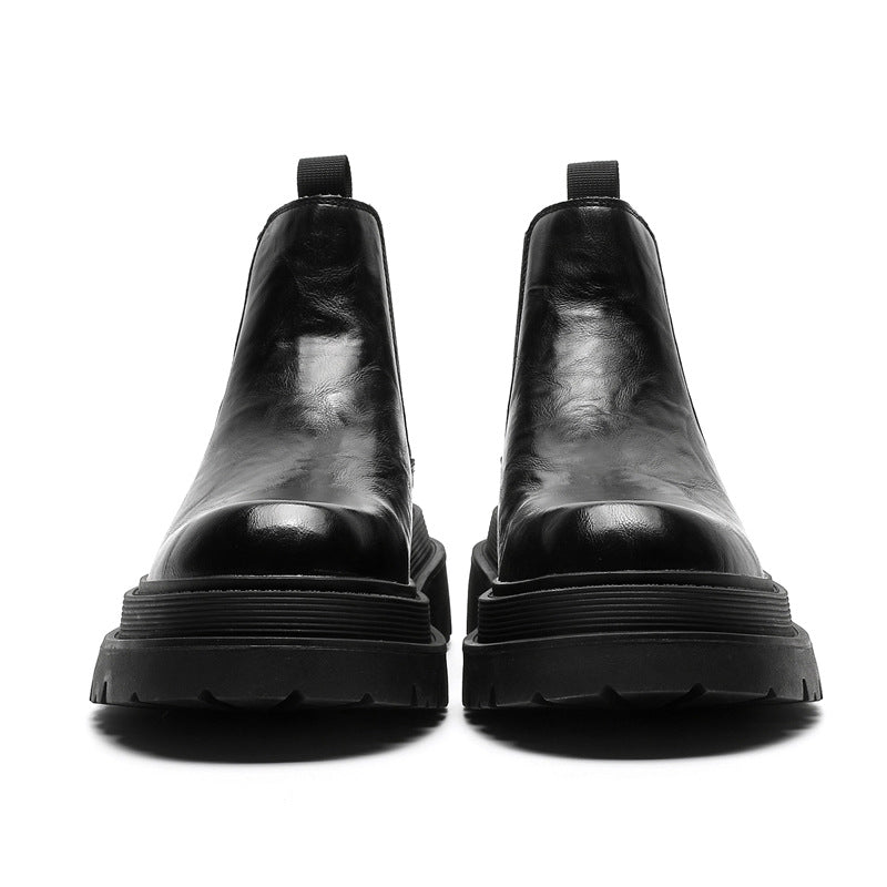 Men's Winter British Style Leisure Chelsea Smoke Men's Martin Boots