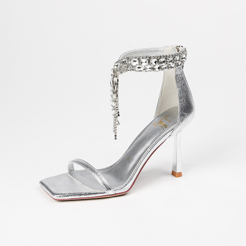 Women's Summer Sexy Fashion Temperament Open Toe Heels