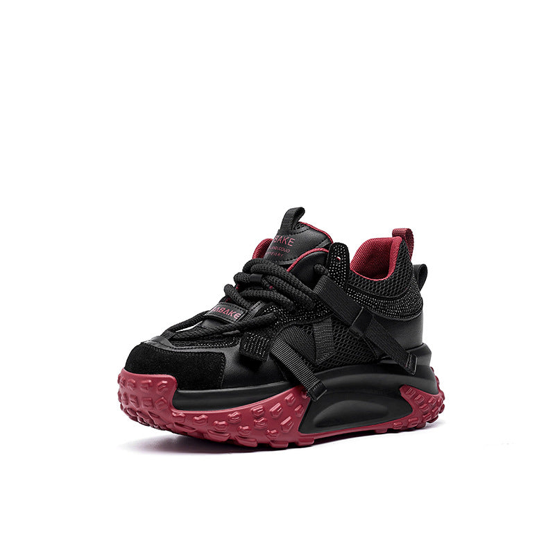 Women's Height Increasing Insole Dad Outer Wear Thick Sports Casual Shoes