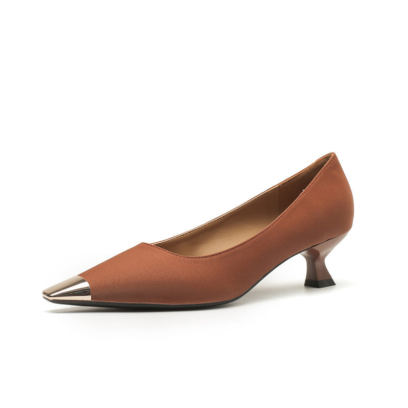 Women's Toe Cap High Stylish Low Commuter Four Women's Shoes
