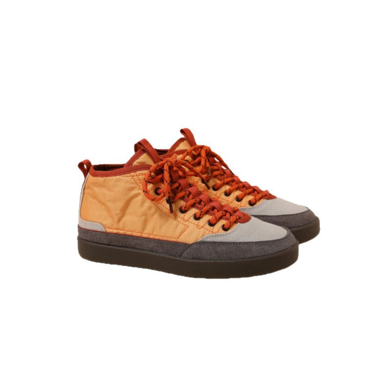 Women's Middle High Top Orange Stitching German Training Spring Low Heels