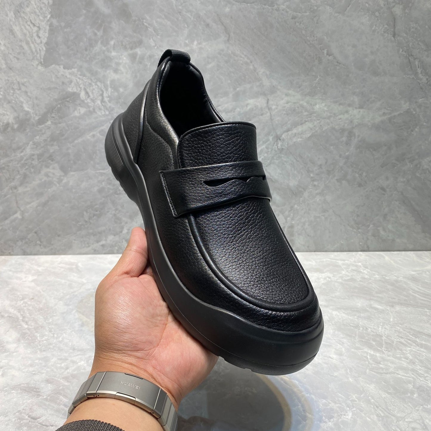 Innovative Elegant Men's Autumn Fashion Slip-on Men's Casual Leather Shoes