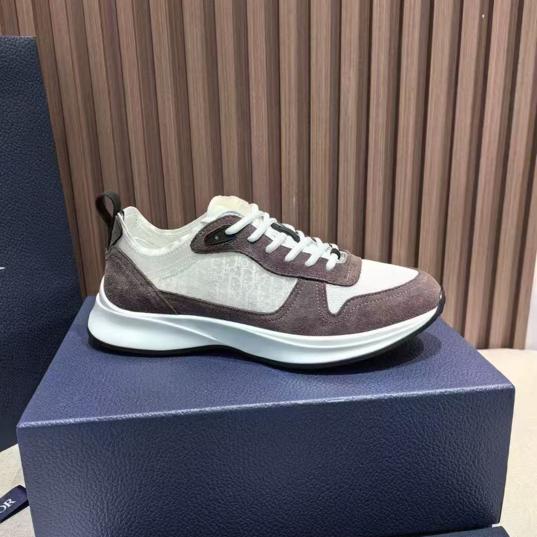 Men's Mesh Breathable Fashion Lace Up Round Toe Comfortable Men's Sports Shoes