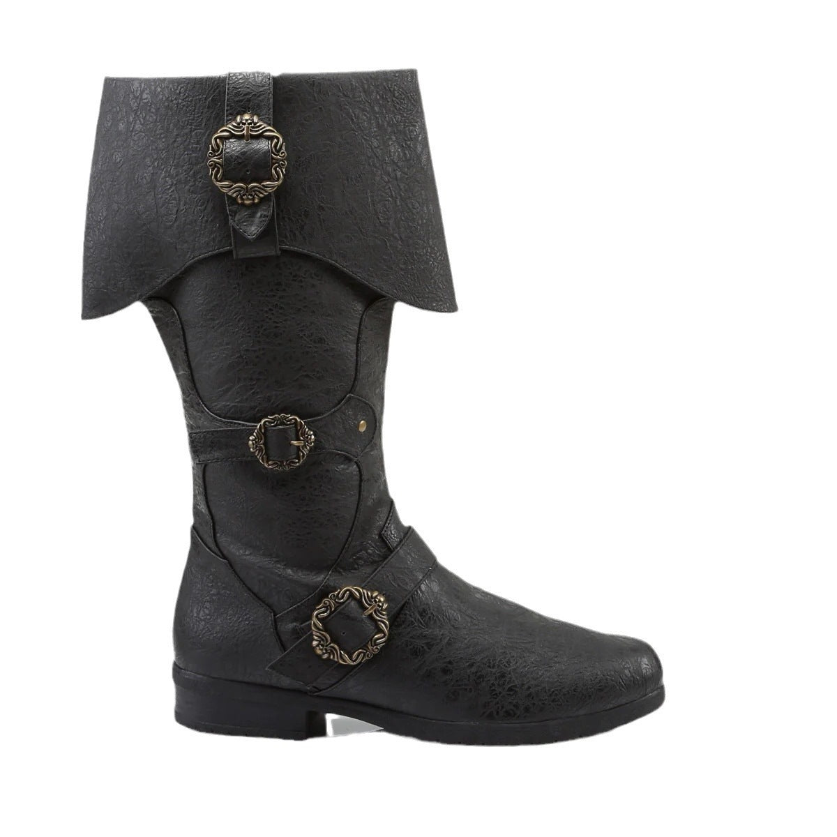 Classic Medieval Viking Force Laboratories Renaissance Men's Leather Boots