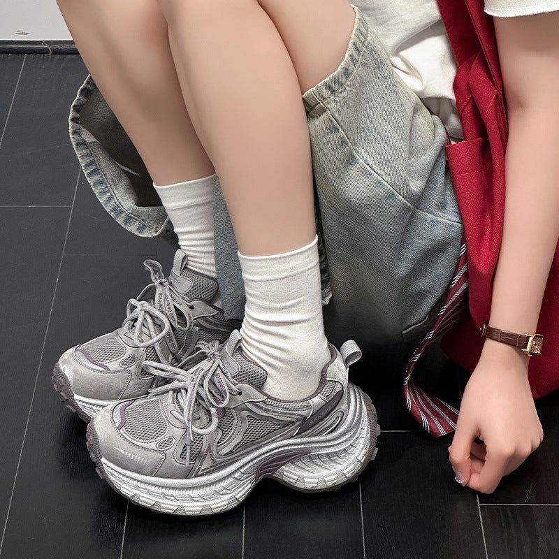Women's Dad Spring Korean Super Hot Mesh Women's Sports Shoes