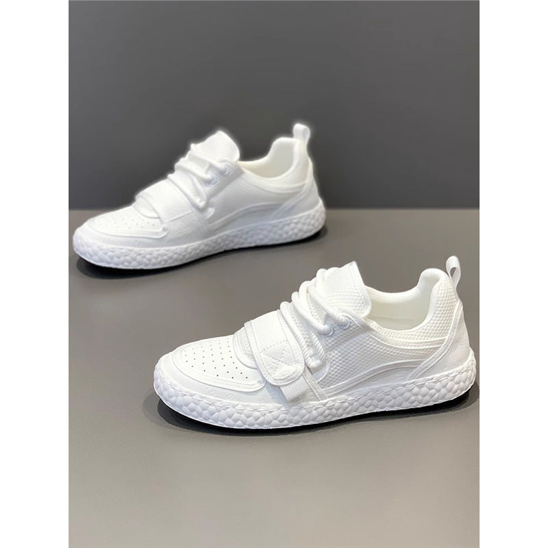 Men's Tide Breathable White Korean Trendy Fashion Joker Lightweight Men's Sports Shoes